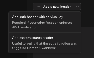 Setting up authorization headers for the cron job